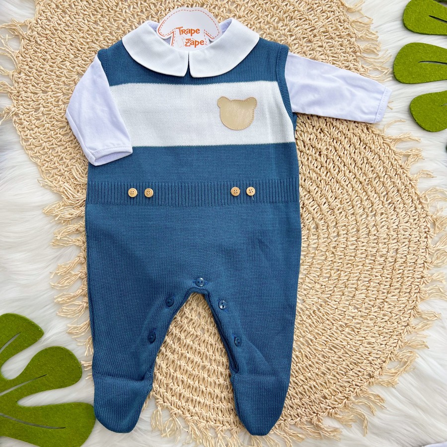 Macacão de Linha Guilherme - Azul Jeans